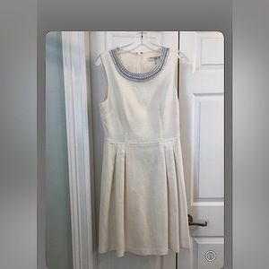 Pristine Trina Turk dress. Jeweled embroidered neckline.